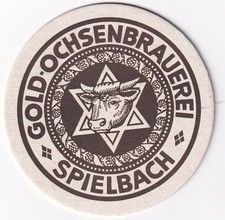 Bierdeckel GOLD-OCHSENBRAUEREI SPIELBACH