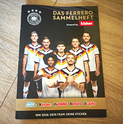 Ferrero sammelheft 2026 dfb - wm,
