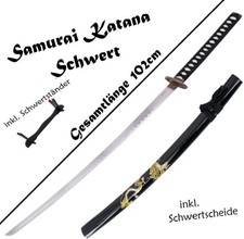 NEU Samurai Katana Schwert Dragon 102cm groß für Cosplay Sammler Japan Fans LARP
