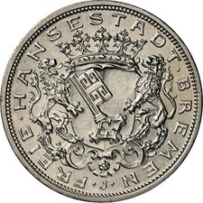 5 Mark 1906 J Bremen