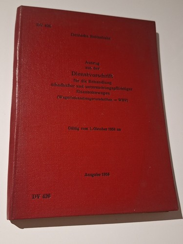 Wagenbehandlungsvorschrift