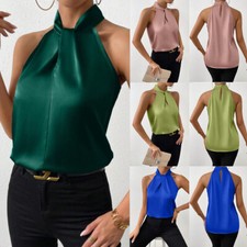 Sommer-Top T-Shirts Neckholder
