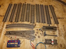 Märklin  M-Gleis Abstellgleis Set el. Weiche,el. Entkuppler,Stellwerk,Prellbock