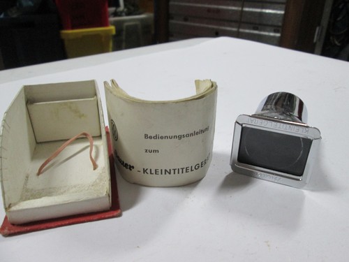 Bauer kleintitelgerät für - bauer,