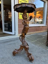 Historismus Gründerzeit Tisch Beistelltisch mit Figur Äußerst selten um 1880