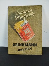 Tabak - Werbeschild - Brinkmann - Bremen - MB - Original Feinschnitt