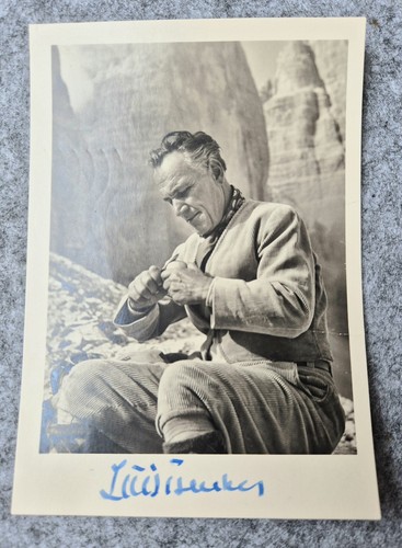 Luis trenker autogrammkarte - luis,