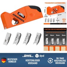 Holz Kantenhobel 4 Schneidköpfe Fasenhobel Eckhobel Holzbearbeitung Tischler ...