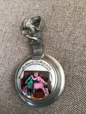 Alter Bierkrug Zinndeckel mit