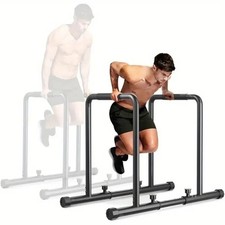 1100lbs Dip Station Bar Ständer Heavy Duty Fitness Workout verstellbar Parallel Bar