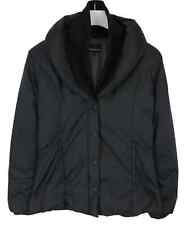 Calvin Klein Jeans Jacke Damen Groß mit Daunen Gefüllt Doppel Schalkragen