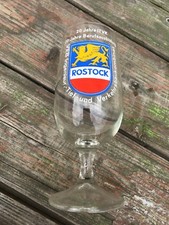 DDR Bierglas 20 Jahre Berufsausbildung ITVK - Rostock Verkehrsbaukombinat 