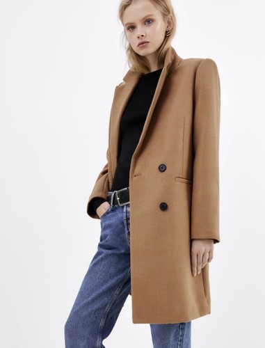Damen doppelreihiger mantel - damen,