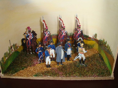 Zinnfigur kleines diorama - diorama,