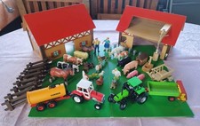 Bullyland Bauernhof 80er 90er Jahre Konvolut mit Siku Bulldogs