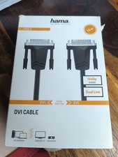 DVI Kabel Anschlusskabel Monitor Beamer TV HAMA  1,5 Meter