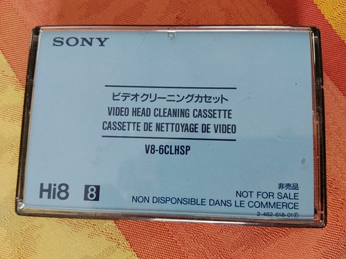 Sony hi8 reinigungskassette - sony,