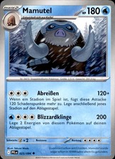 Pokemon 025/094 - Mamutel - Uncommon - Fatale Flammen