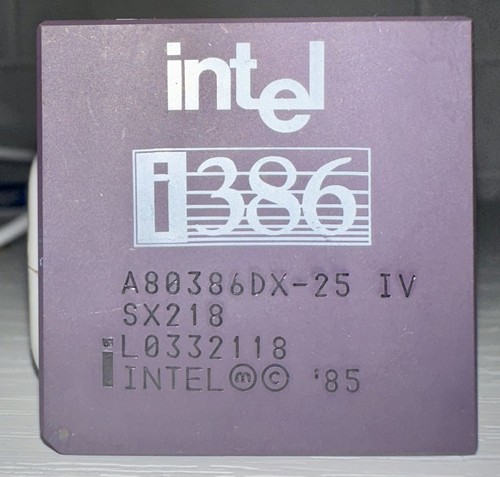 Intel 386 prozessor keramik - intel,