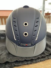Casco Reithelm Reitkappe Mistrall 2 Blau WIE NEU Größe L