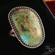 Großer Türkis Silberring 925