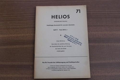Helios sonnenstrahl heft - sonnenstrahl,