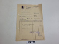 Rechnung DDR Trabant 601 Kombi 1981 Autohaus Dresden IFA-Vertrieb #25B722