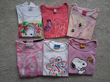 T-Shirt Paket Grösse 122: TOPMODEL, Snoopy, Schmetterling, Blume
