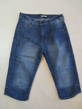 H&M & BRAGG Bermuda Jeans zip fly  170 14Years ca W28/29 denim blue used /F23