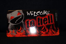 Blechschild "Welcome to hell" Dark Dudes by Depesche