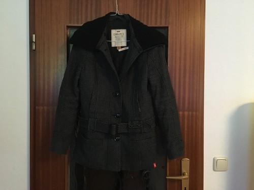 Edc winterjacke grau schwarz - edc,