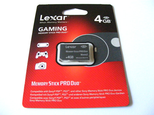 4gb memory stick pro duo - .,