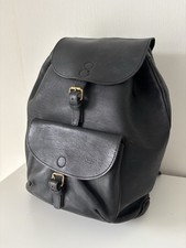 BREE Rucksack Schwarz Leder