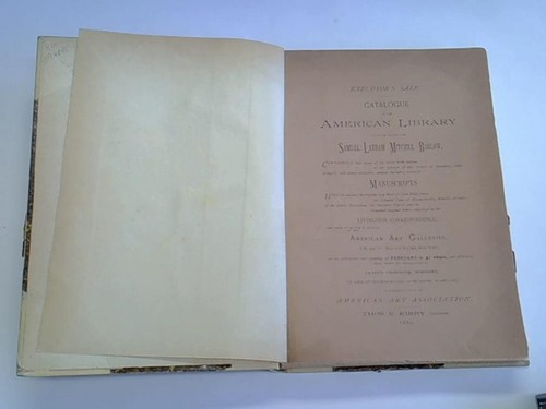 Catalogue the american - of,