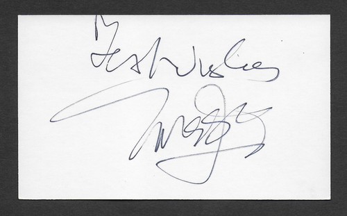 Twiggy model autogramm - model,