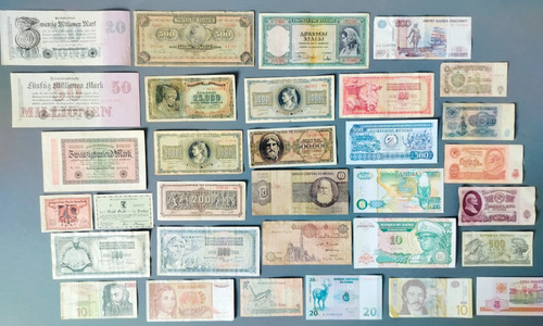 Alte banknoten konvolut - banknoten,