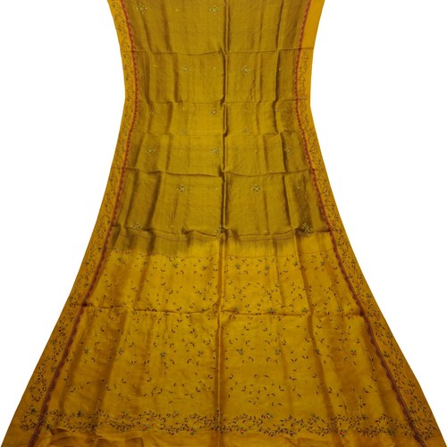 Vintage brauner senf saree - brauner,
