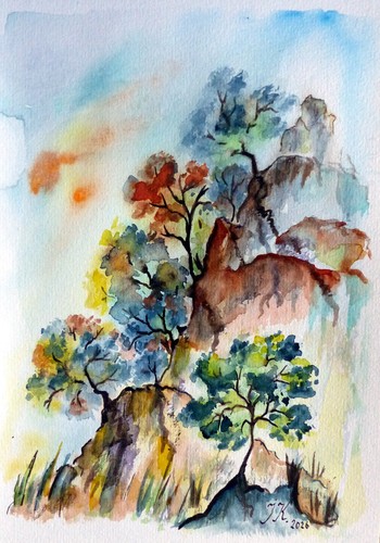 Bild aquarell original