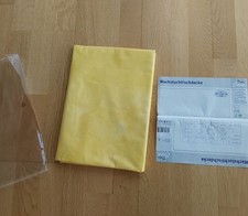 Wachstuchtischdecke Gelb Oval