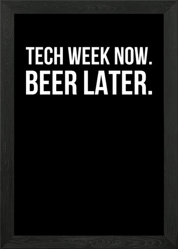 Tech week bier später - tech,