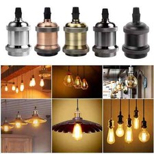 Lampenfassung E27 Vintage Lampensockel Metall Nostalgie Retro Leuchtmittel