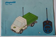 Playmobil 1  Aufbauanleitung  4322 + 4320 Klein LKW sehrguter Zustand günstig ab