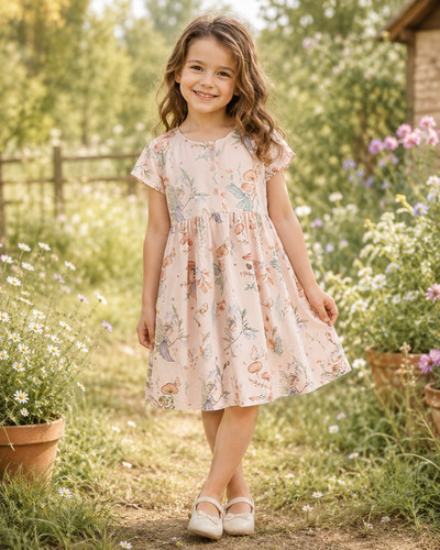 Sommer mädchen kleid 104 110 - kleid, 104/110