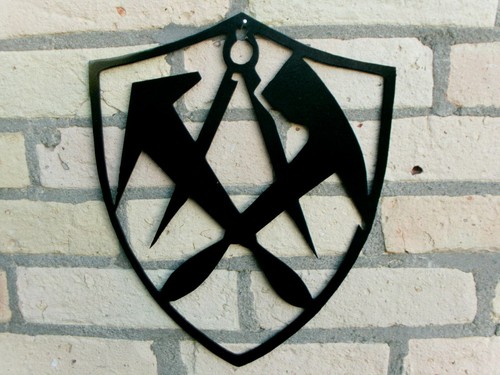 Dachdecker zunftzeichen wappen - dachdecker,