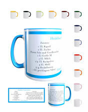 Heidelbeer Tassen Kuchen, Geschenkideen, für Frau, für Mama, für Collegen