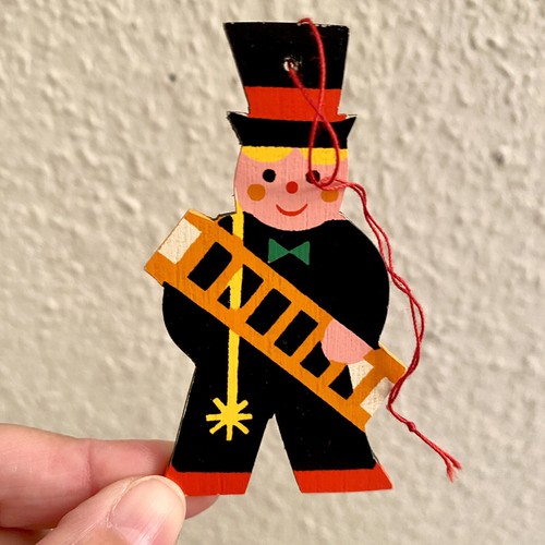 1970er holz christbaumschmuck - holz,