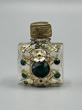 Altes Kleines Glas Flakon mit