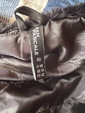 Kunstpelz Jacke  Black  Größe 40