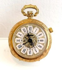 Taschenuhr Anhängeruhr MENTOR 17 Jewels mit Wecker 