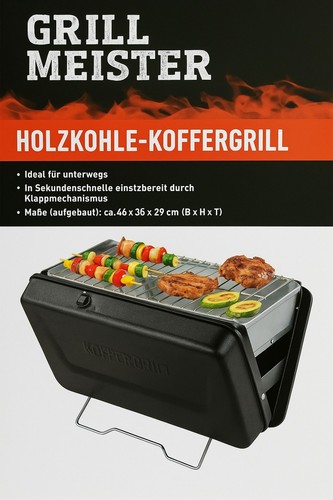 Holzkohlegrill grill meister - holzkohlegrill,